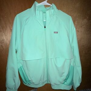 FIGS NEVER WORN light blue scrub jacket M